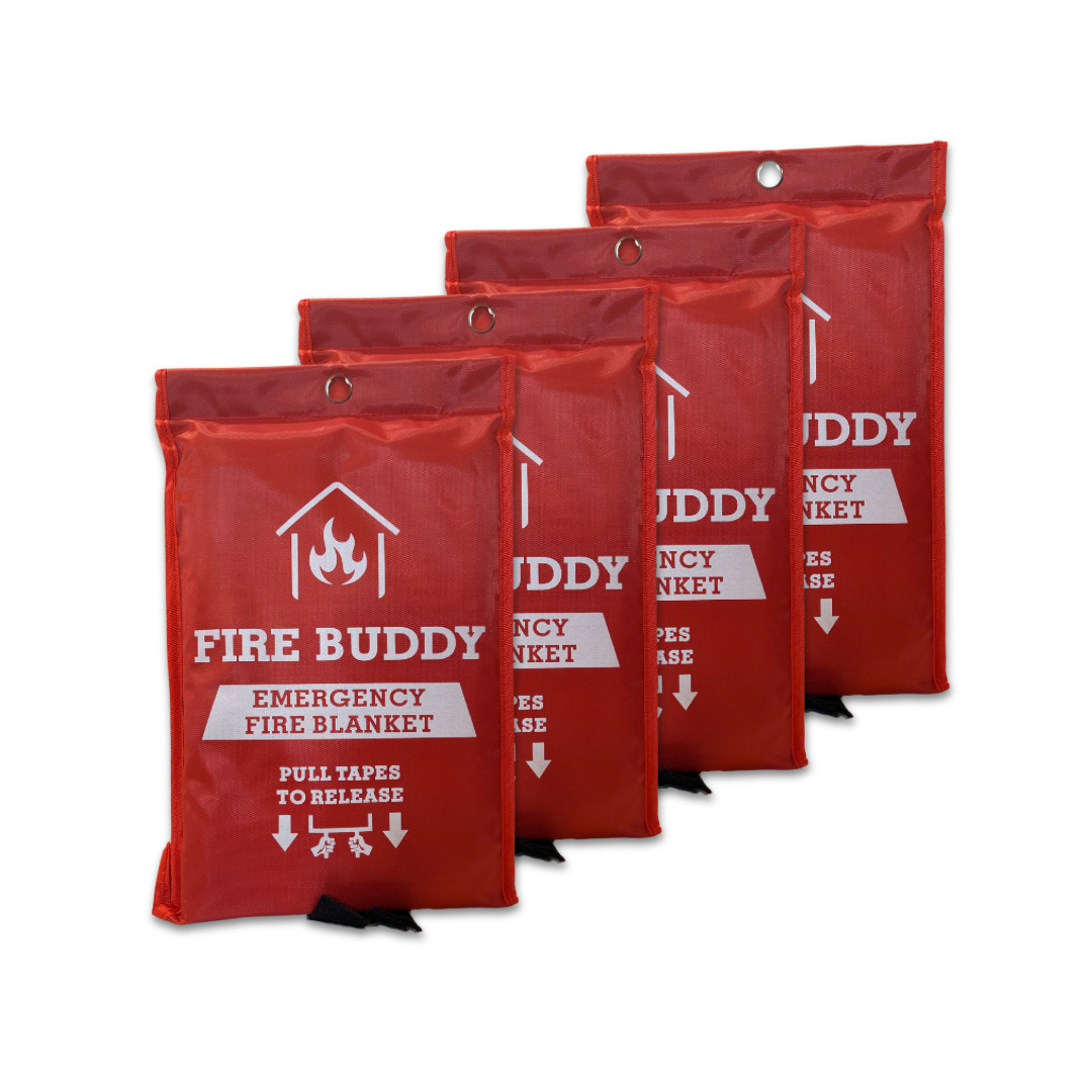 Emergency Fire Blanket – 1 Pack – 39” x 39” Fiberglass Fire Suppression Blanket