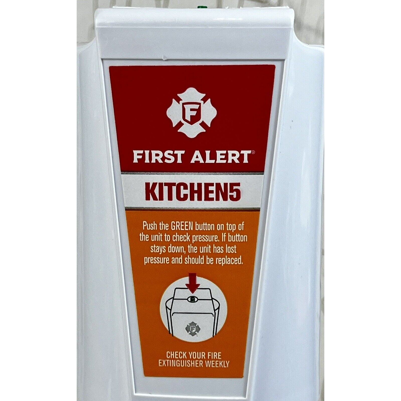 First Alert Kitchen Fire Extinguisher Model KFE2S5 Kitchen 5 New Fats /Grease