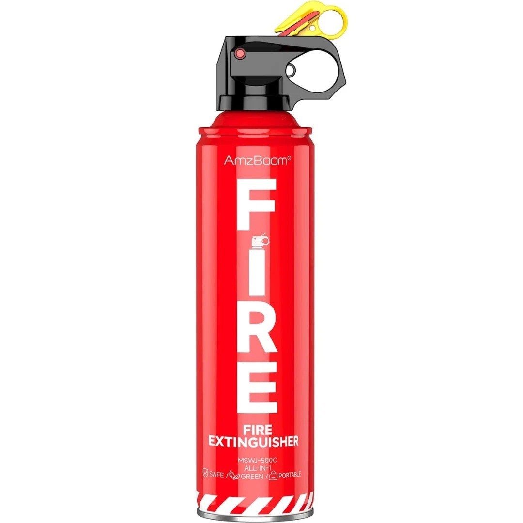 4-in-1 Fire Extinguisher with Mount for Home Car Kitchen Multi-Purpose Safety