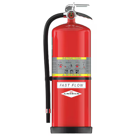 Amerex 792 Fire Extinguisher, 30 Lb Capacity, Class Abc , Ul Rating4a:40B:C