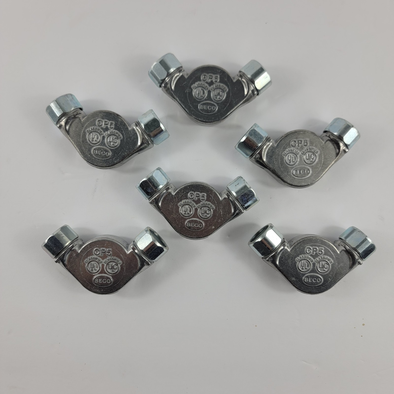 Brooks Beco CP5 Compression Corner Pulley Lot Of 6 Pulleys For Type for 1/2″