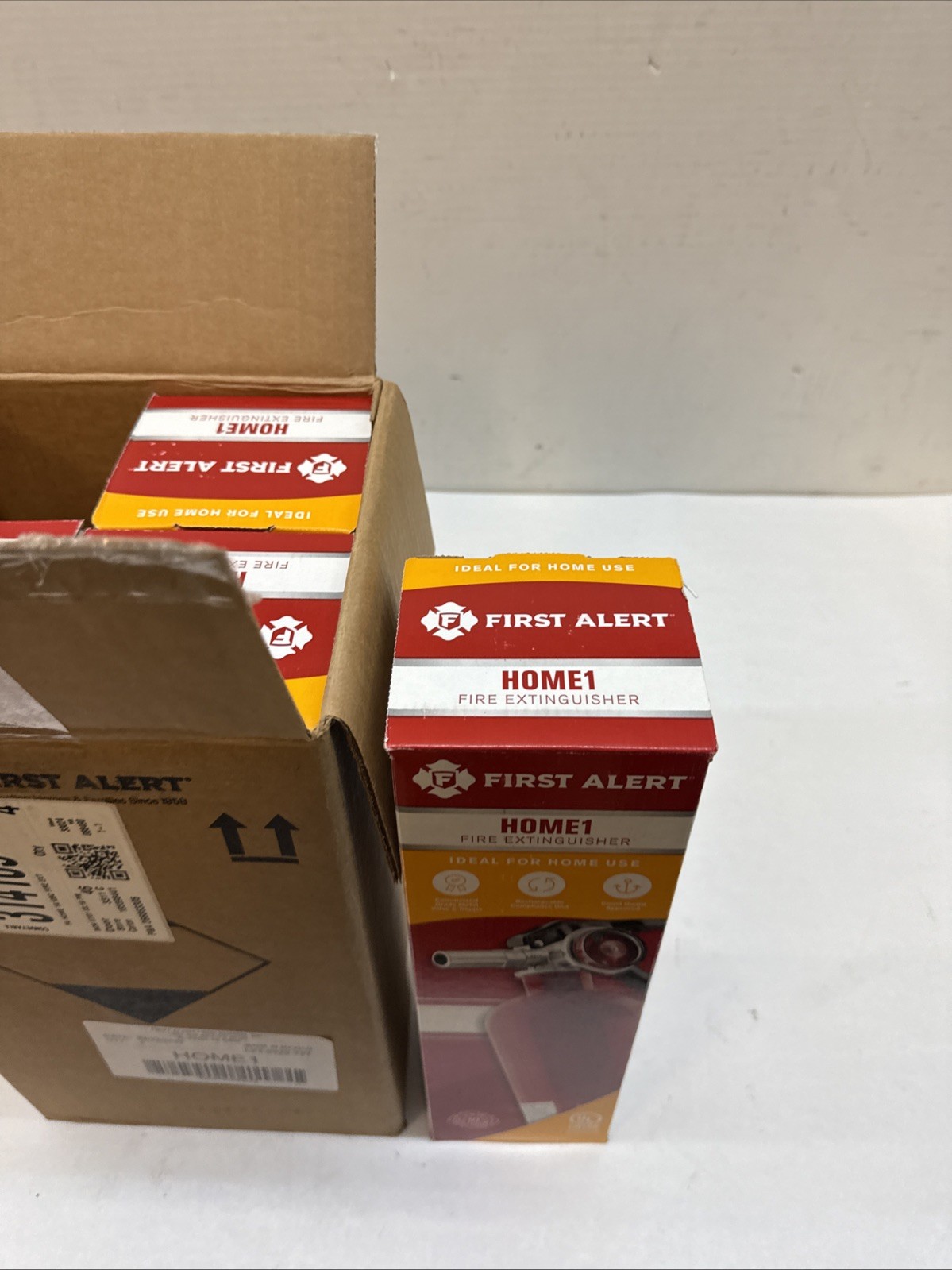First Alert Red 1-A:10-B:C Rechargeable Home Fire Extinguisher 2.5lbs. (4-pack)