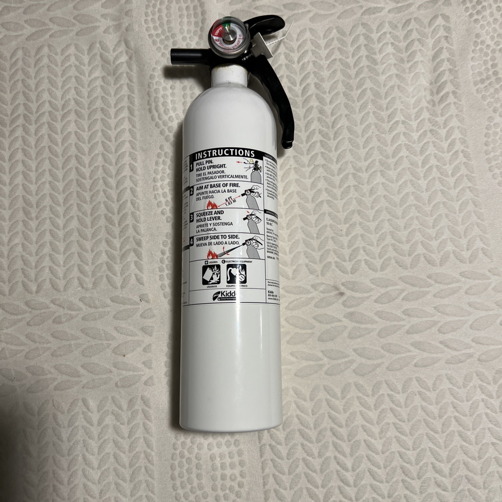 Kidde Mariner 10 10BC Fire Extinguisher- OEM 561887