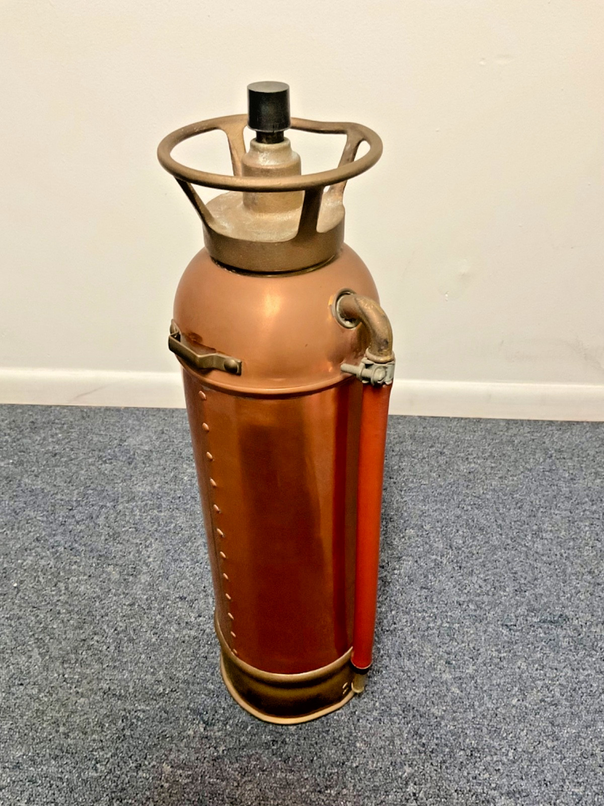 Vintage badger pony fire extinguisher -Empty- Badgers pony nautilus water filled