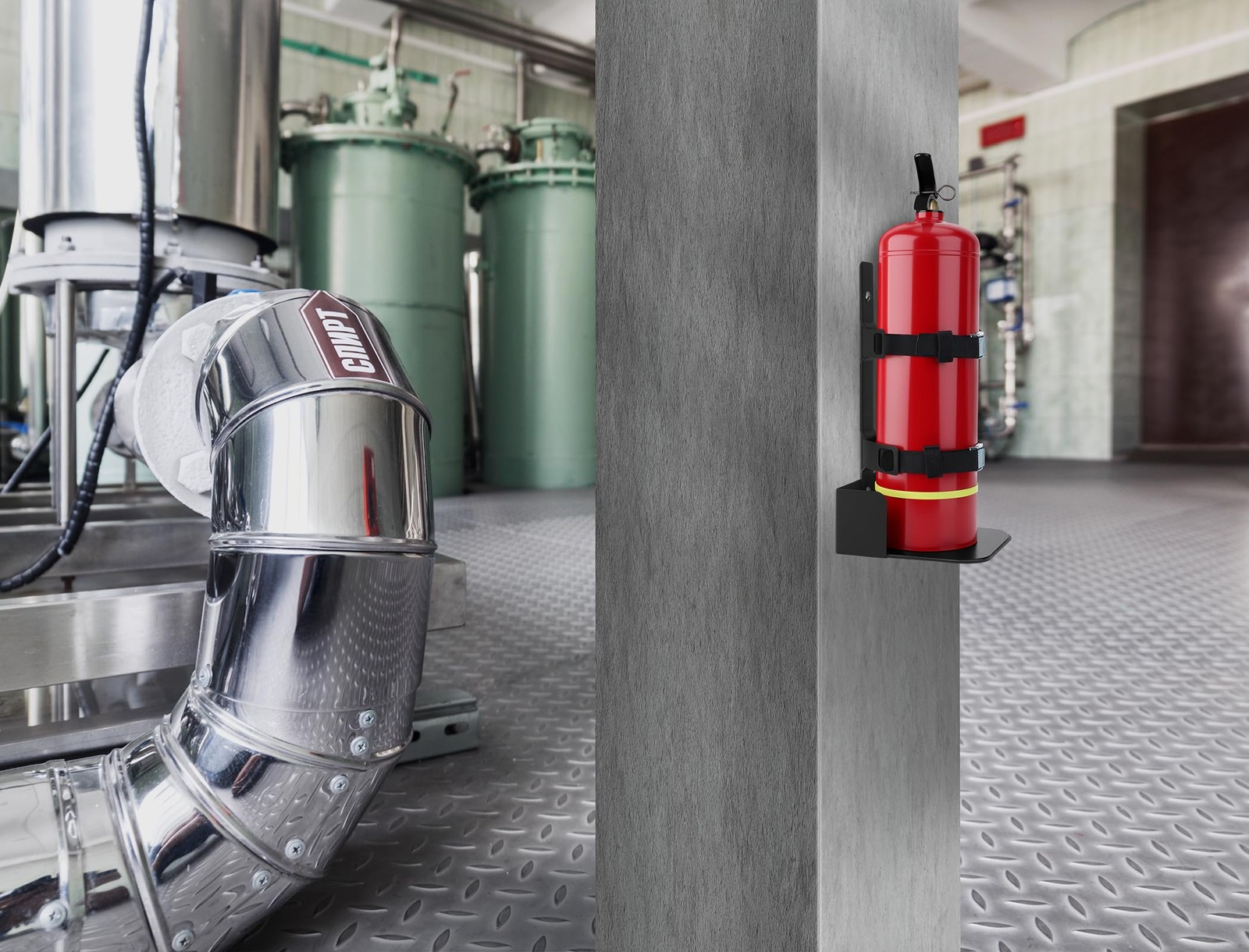 Shankala Fire Extinguisher Mountheavy Duty Vehicle Bracket Compatible 20Lb Abc