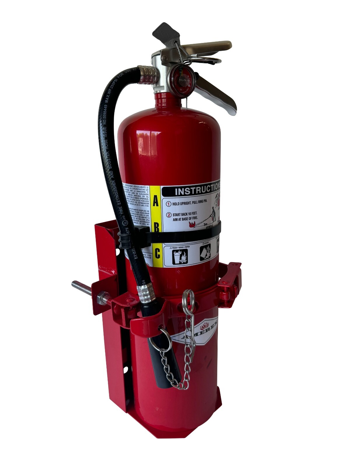 10 LB Dry Fire 5 LB Co2 Extinguisher Vehicle Bracket Universal 809 5.25″