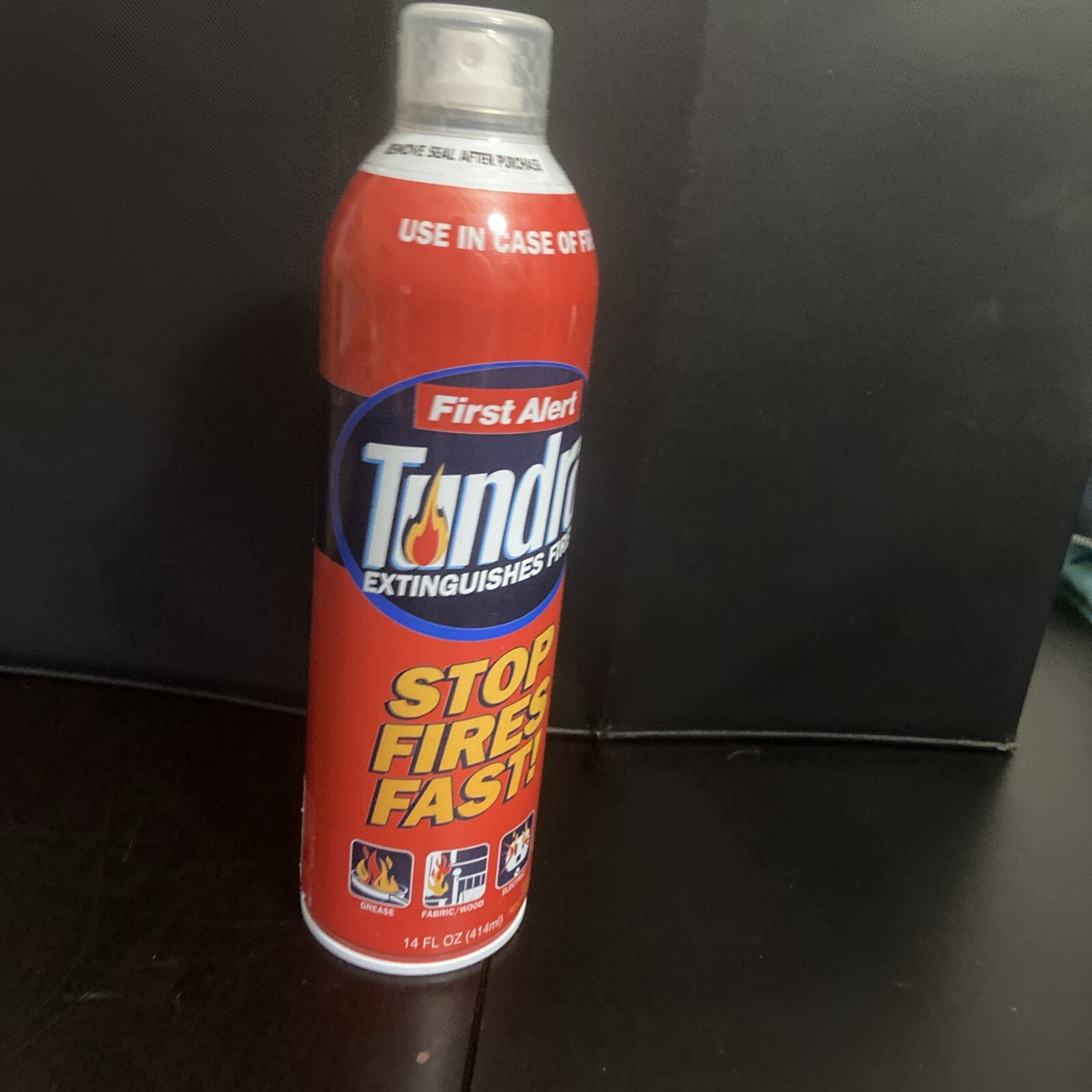 First Alert Fire Extinguisher Portable EZ Fire Spray Aerosol 14 fl oz