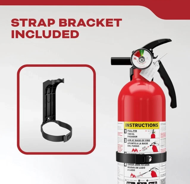 Set of 2 FIRE EXTINGUISHER For Car Truck Auto Marine Boat Kidde 3-Lb Dry