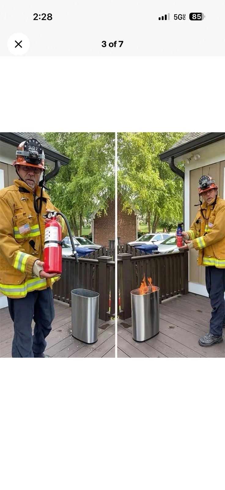 Prepared Hero Fire Spray – Mini Fire Extinguishers for House, Car Lot Of 2