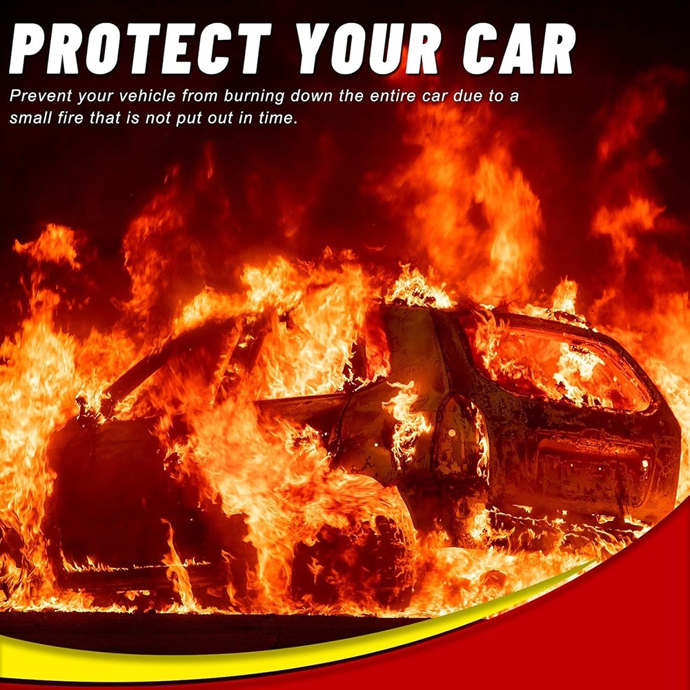Compact Automatic Fire Extinguisher for Car,Truck,SUV & Electric Box Emergencies