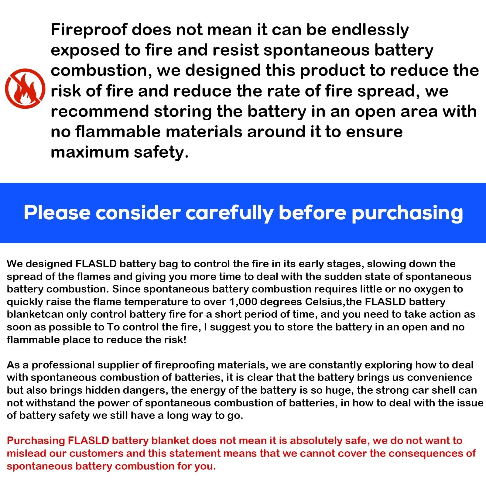Fireproof Lithium Battery Cover – Fast & Easy Fire Extinguisher Blanket for E-Sc