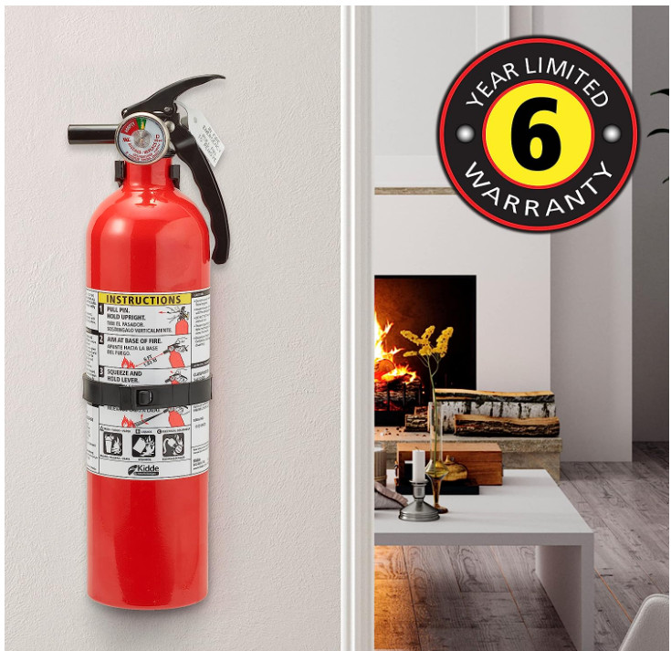 Set of 2 FIRE EXTINGUISHER For Car Truck Auto Marine Boat Kidde 3-Lb Dry