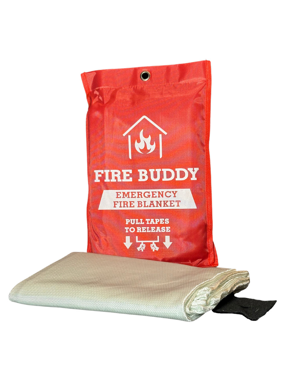 Emergency Fire Blanket – 1 Pack – 39” x 39” Fiberglass Fire Suppression Blanket