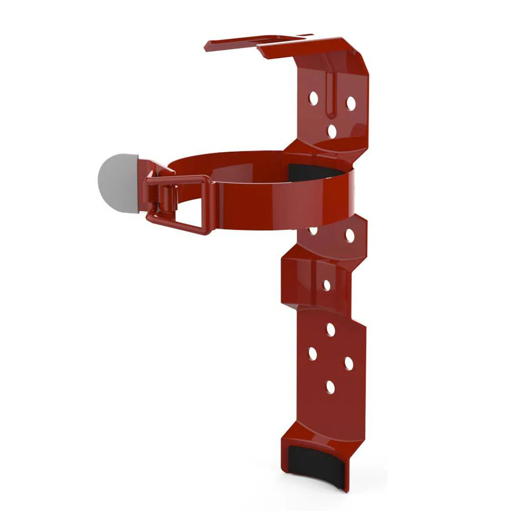 Amerex 818 Vehicle & Marine 4.5″ in. Diameter Fire Extinguisher Bracket – Red
