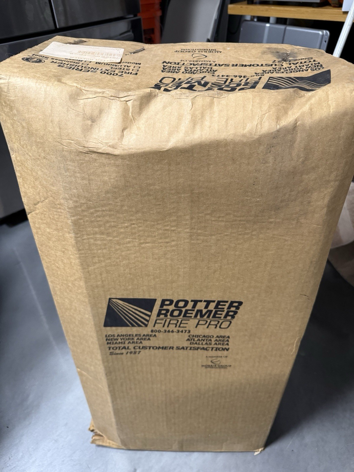 New POTTER ROEMER FIRE PRO 7000 SERIES CABINET 7045-DV-FP-6 anodized aluminum