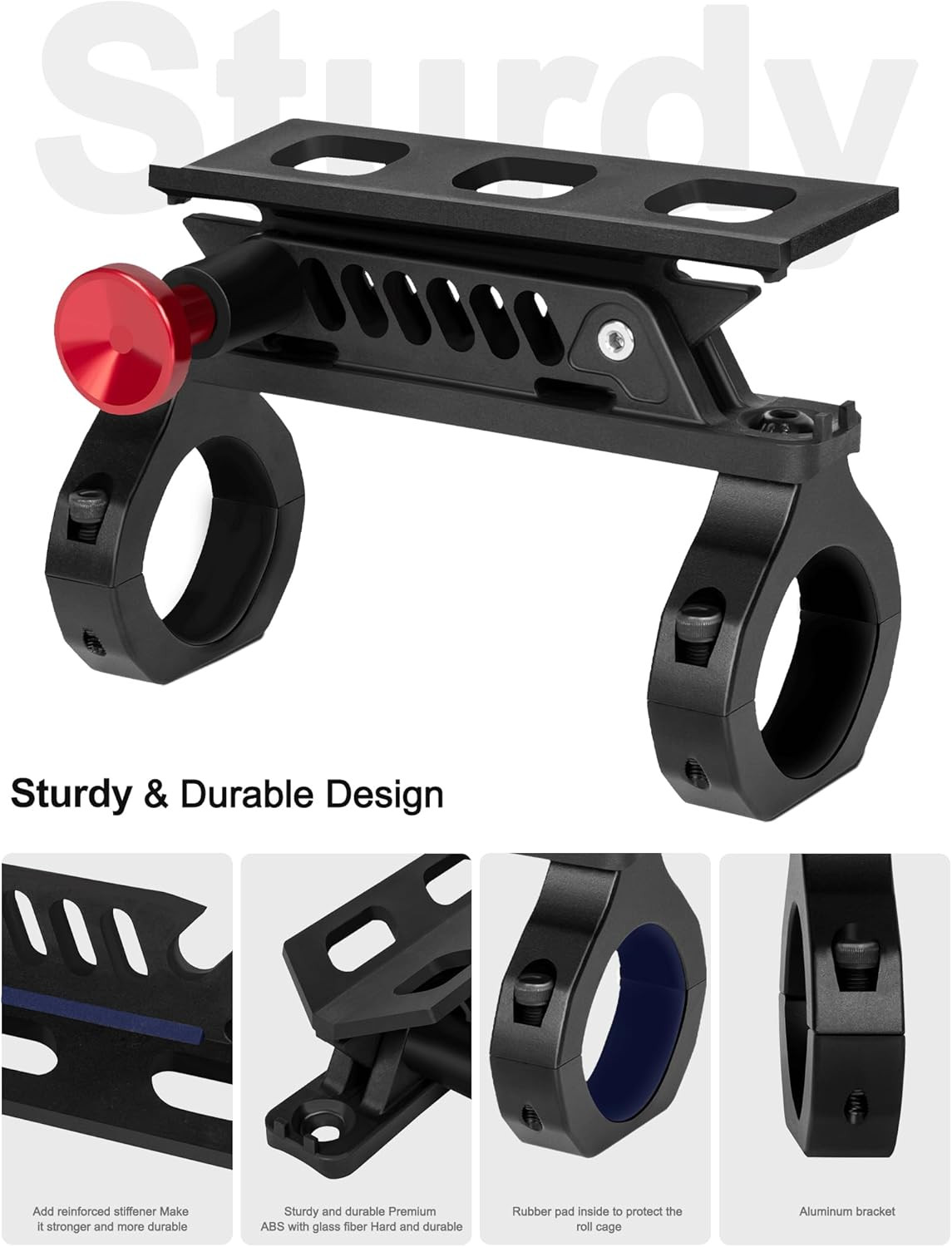 UTV Fire Extinguisher Mount, Roll Bar Fire Extinguisher Holder | Quick Release,