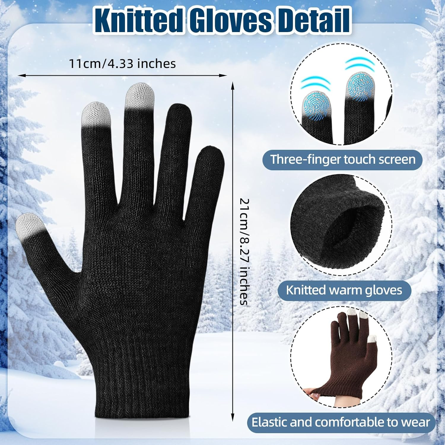 200 Pcs Emergency Blanket Knitted Gloves Bulk Homeless Survival Care Supplies Ki