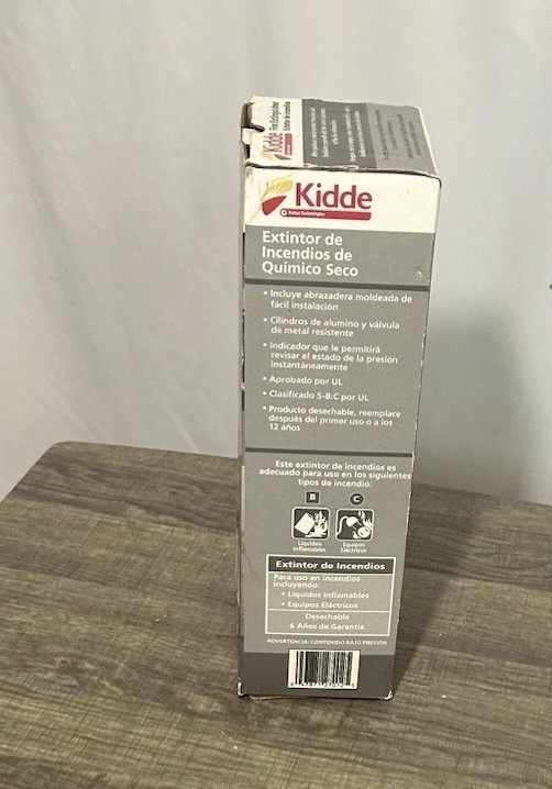 KIDDE ~ KITCHEN FIRE EXTINGUISHER ~ EASY MOUNT BRACKET ~ RESSP ~ DRY CHEMICAL
