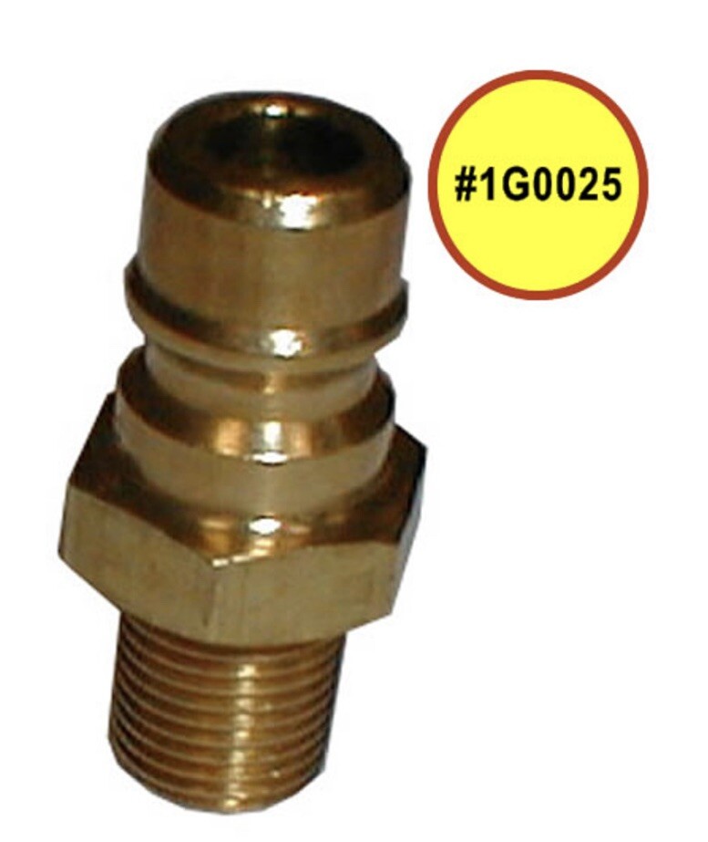 Getz 1G0025 Coupling Male 1/8 Male X 1/4 QC Fire Extinguisher