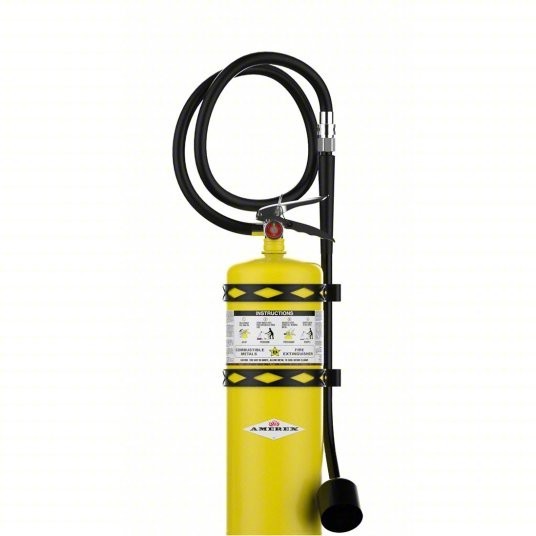 Amerex C571 Fire Extinguisher, 30lb Extinguisher Capacity, D, Copper Powder
