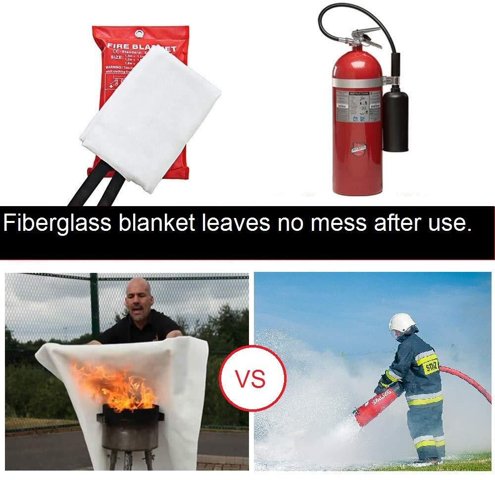 Fire Suppression Blankets for Emergency Use Flame Retardant Safety Solution