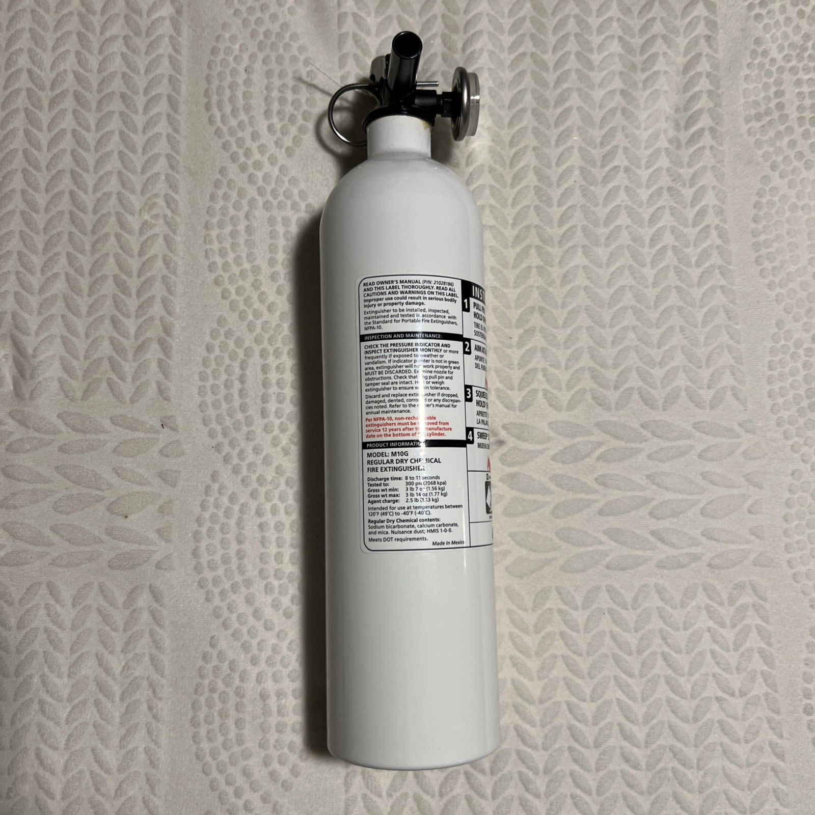 Kidde Mariner 10 10BC Fire Extinguisher- OEM 561887