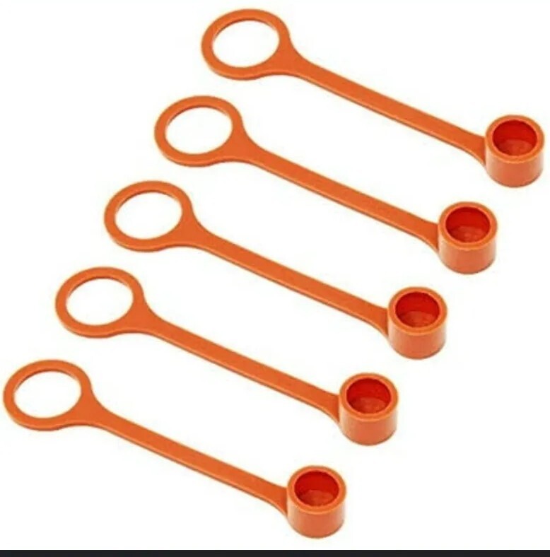 🤡🔥🧯5 Pcs R102 Type FIRE SUPPRESSION SYSTEM RUBBER BLOW OFF NOZZLE CAPS🤡🔥🧯