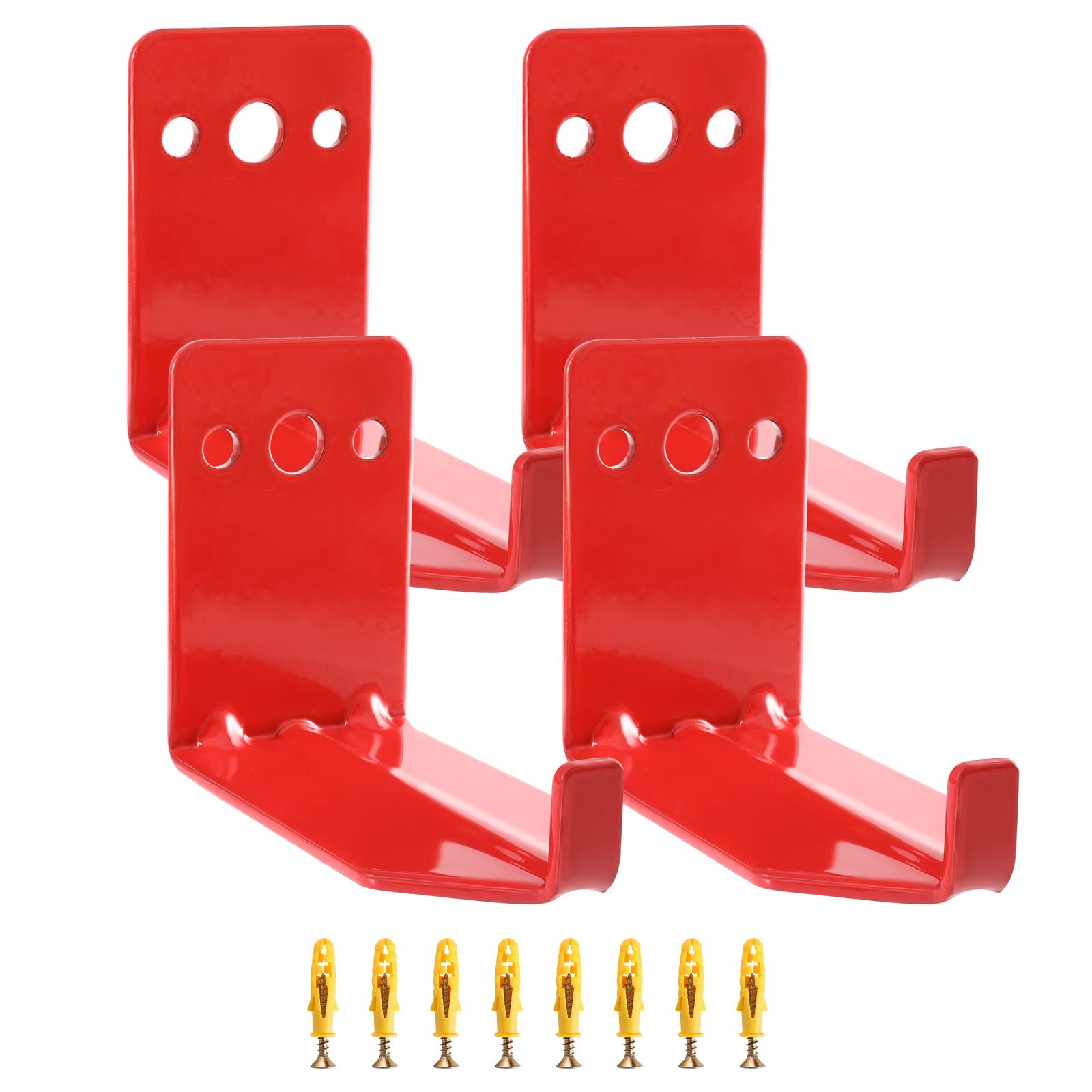 Fire Extinguisher Wall Hook Mount Bracket Fits 5 To 40 Lb Extinguishers 4 PCS