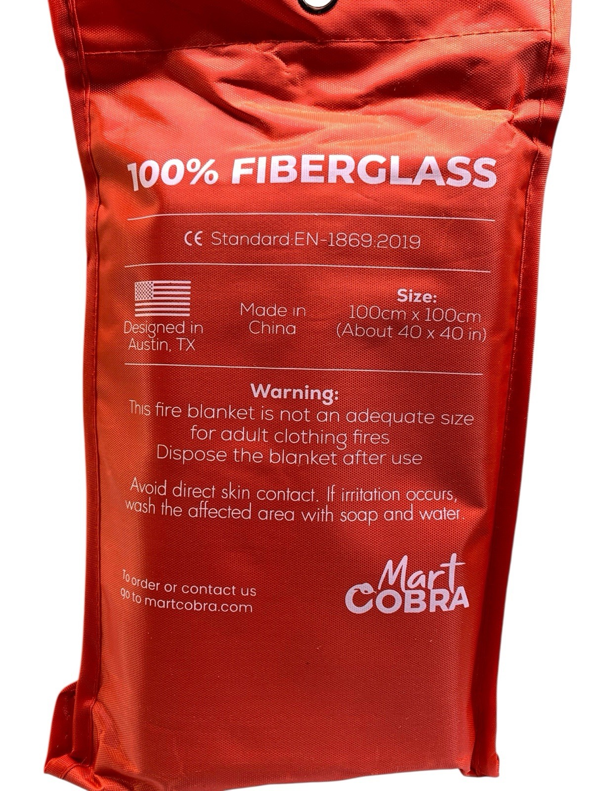 First Response Fire Blanket 40×40 3pk Mart Cobra