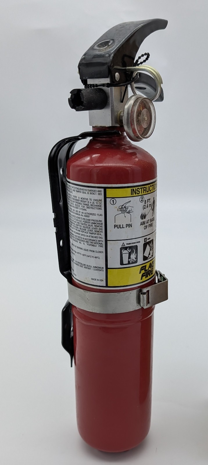New Flag Fire Multipurpose Dry Chemical Hand Held Fire Extinguisher Made in USA