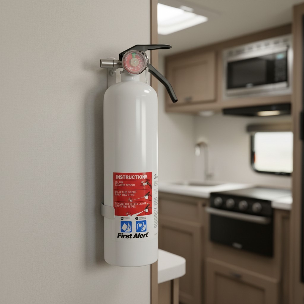 Rechargeable Fire Extinguisher, Corrosion-Resistant – Perfect for Travel Safety