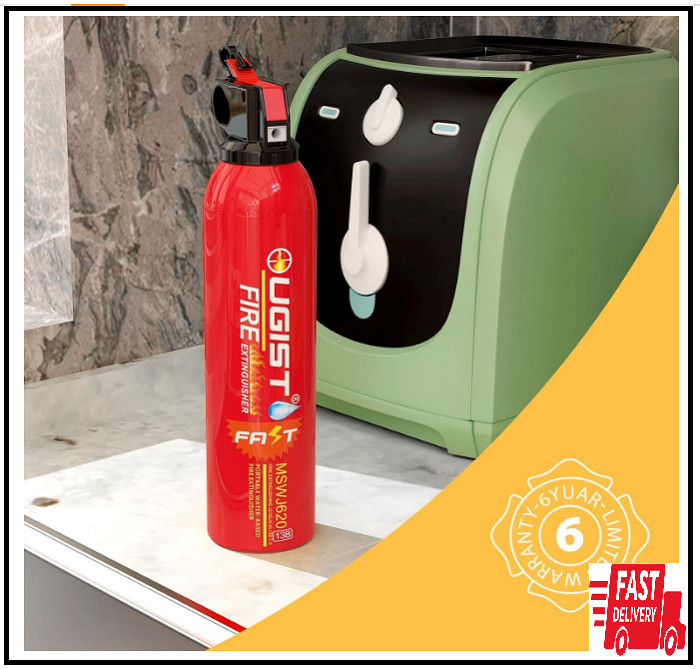Fire Extinguisher with Mount – 4 in-1 Fire Extinguishers for The House, Portable
