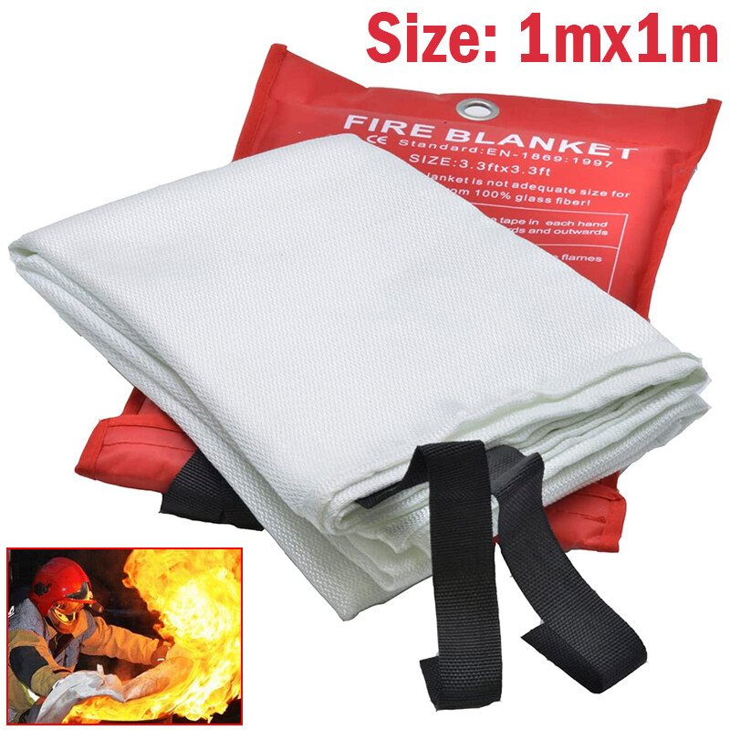 1 – 4 Pcs Large Emergency Fire Blanket for Fireplace Home and Kitchen Safety 39″