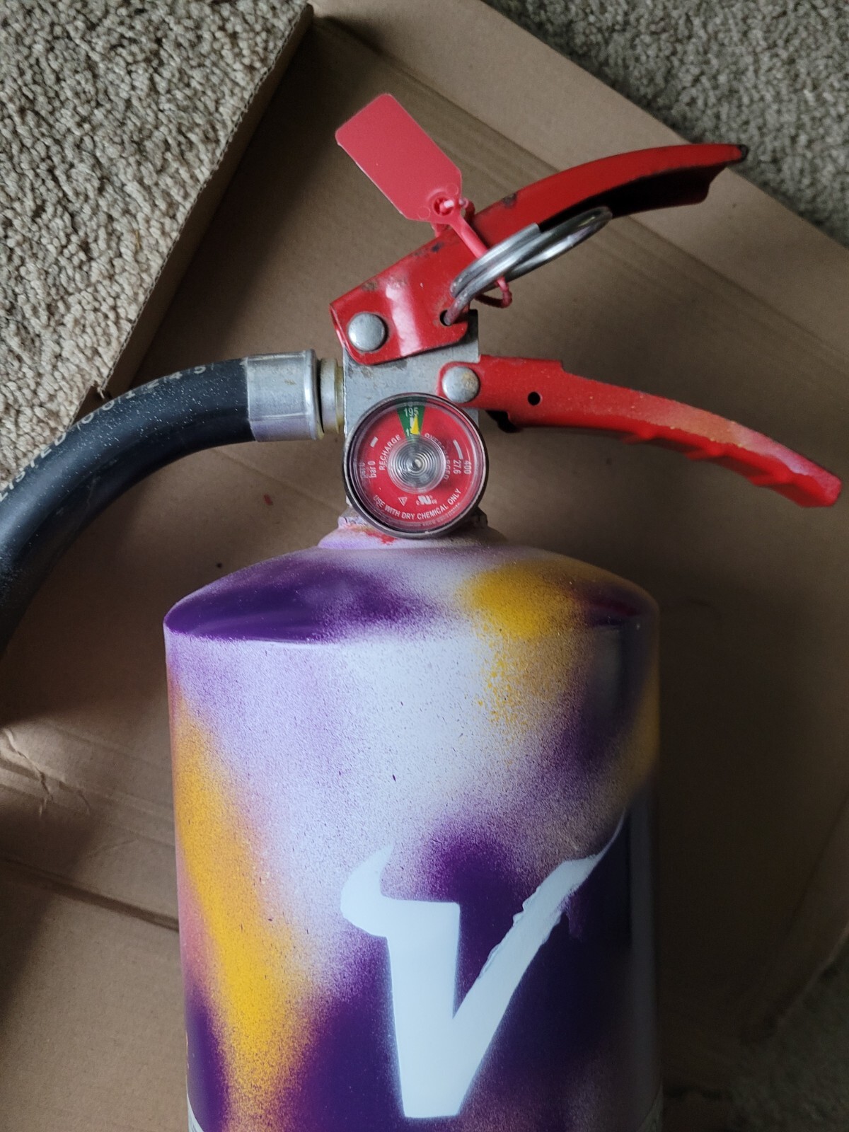 10LB ANSUL SENTRY AA10S – ABC Dry Chemical Fire Extinguisher (vikings custom)