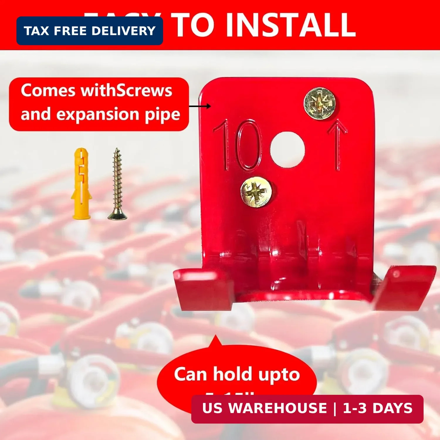 Fire Extinguisher Mounts & Brackets,4 Pack Fire Extinguisher Brackets and Holder