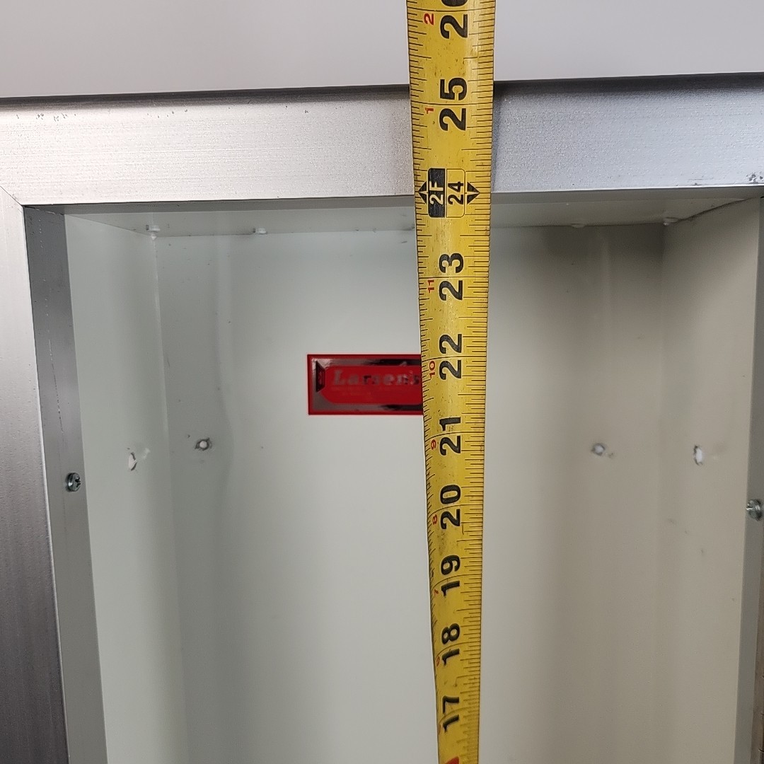 Larsens Manufacturing Fire Extinguisher Semi Recessed Fire Rated Cabinet