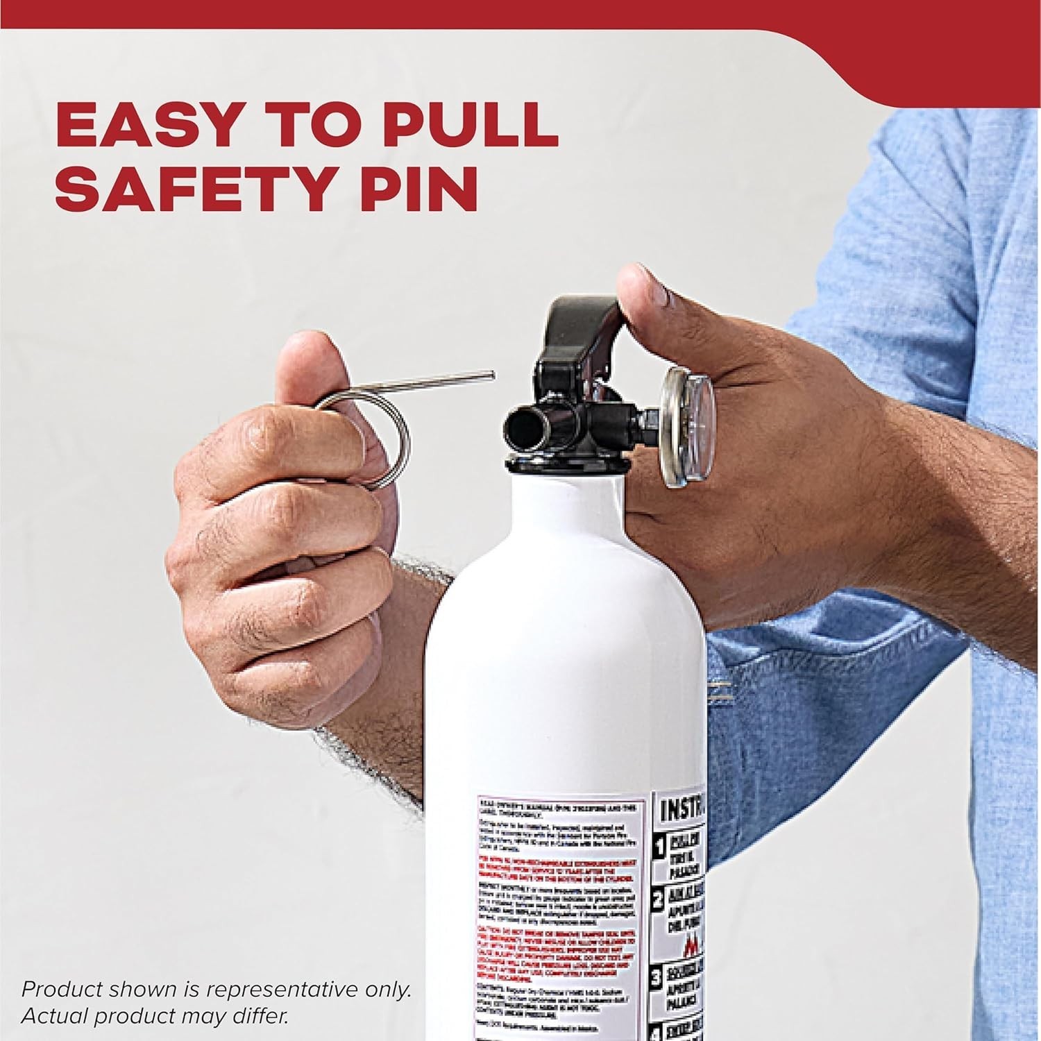 Reliable Hand-Powered Fire Extinguisher for Autos – Compact & Efficient Design