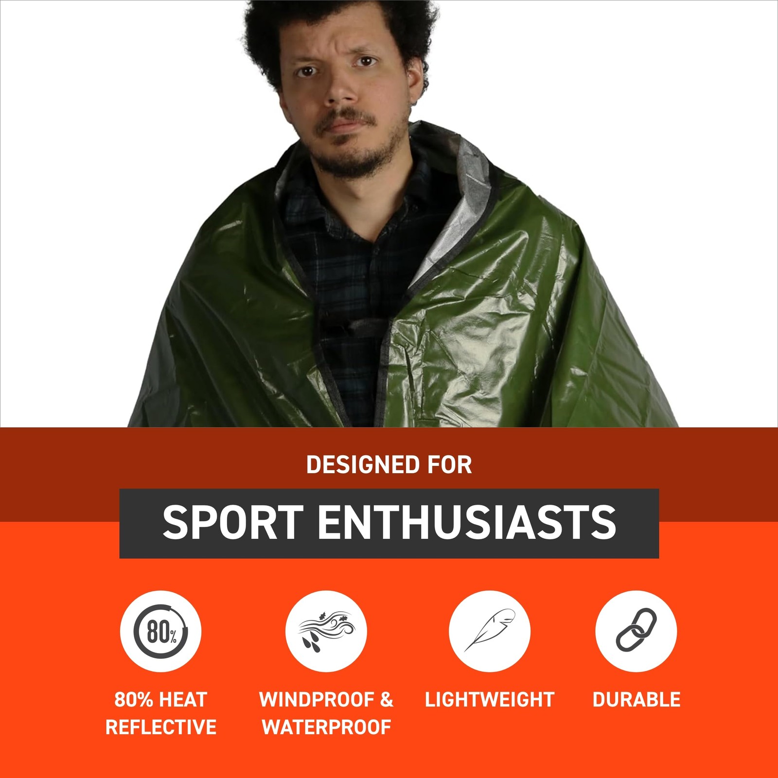 S.O.L. Survive Outdoors Longer SOL Sport Utility Blanket – Green