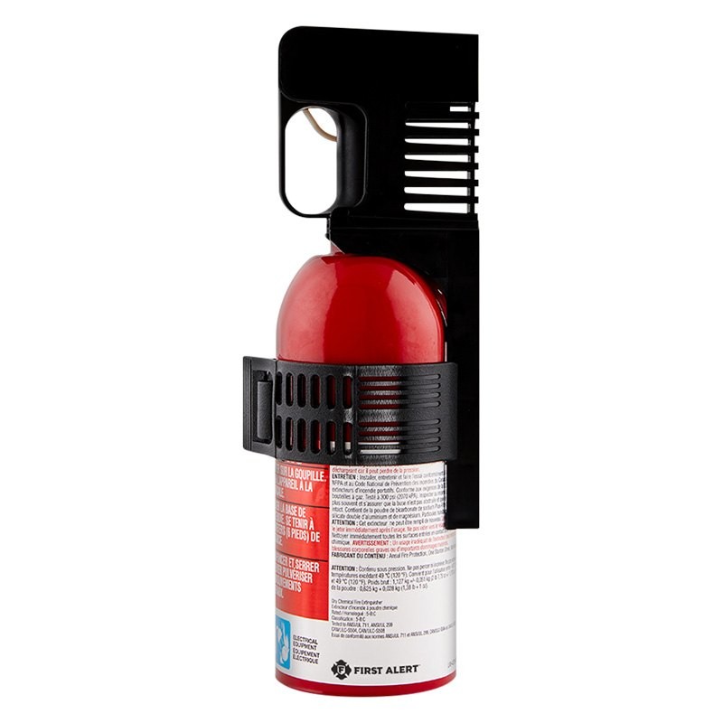 BRK 1.4 lb 5-B:C Auto Fire Extinguisher w Plastic Bracket Assembly