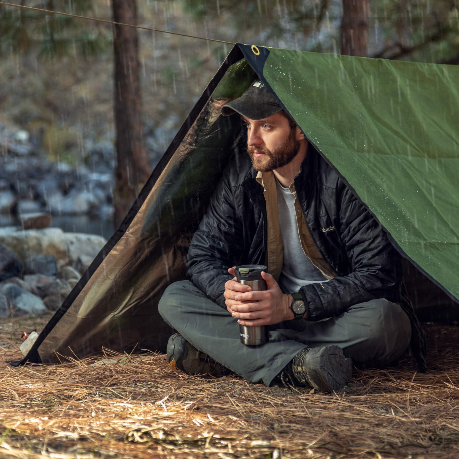 Xl Heavy Duty Survival Blanket “ Insulated Reflective Thermal Camping Tarp 8.5 F