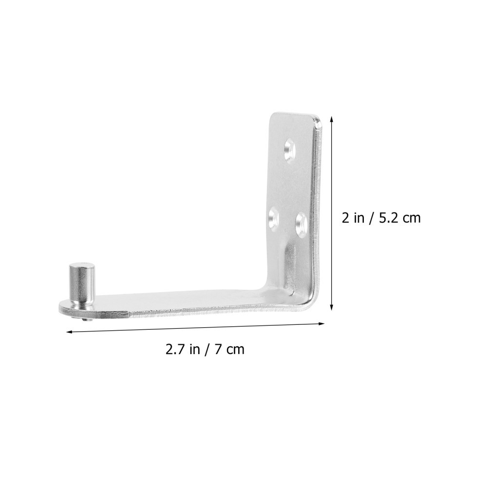10Pcs Fire Extinguisher Wall Mount Brackets Metal Storage Hooks Transparent
