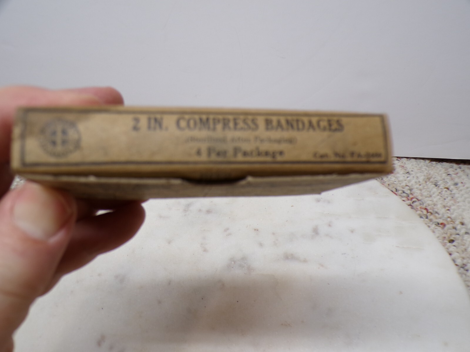 Mine Safety Appliances Co Pittsburgh PA M-S-A First Aid Kit Type D Metal Case