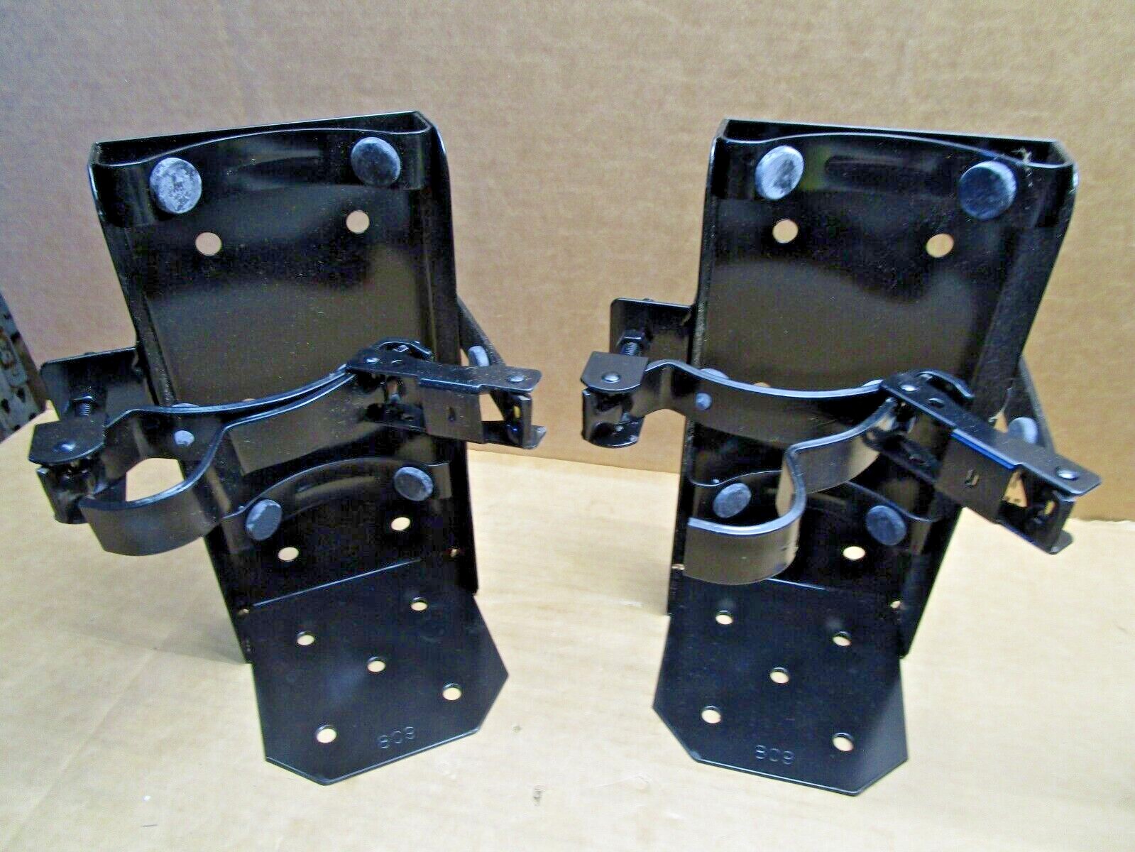 SET OF 2 AMEREX 809 STEEL HEAVY DUTY FIRE EXTINGUISHER BRACKET 12932