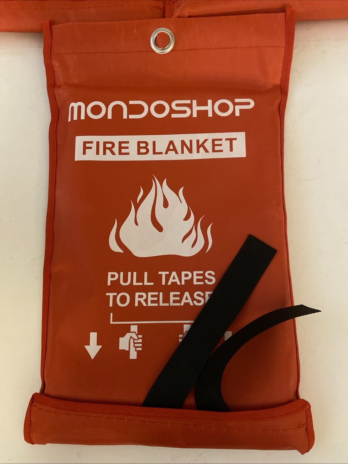 4 Pack – Mondoshop Emergency Fire Blankets Fiberglass Blankets 39”x39”