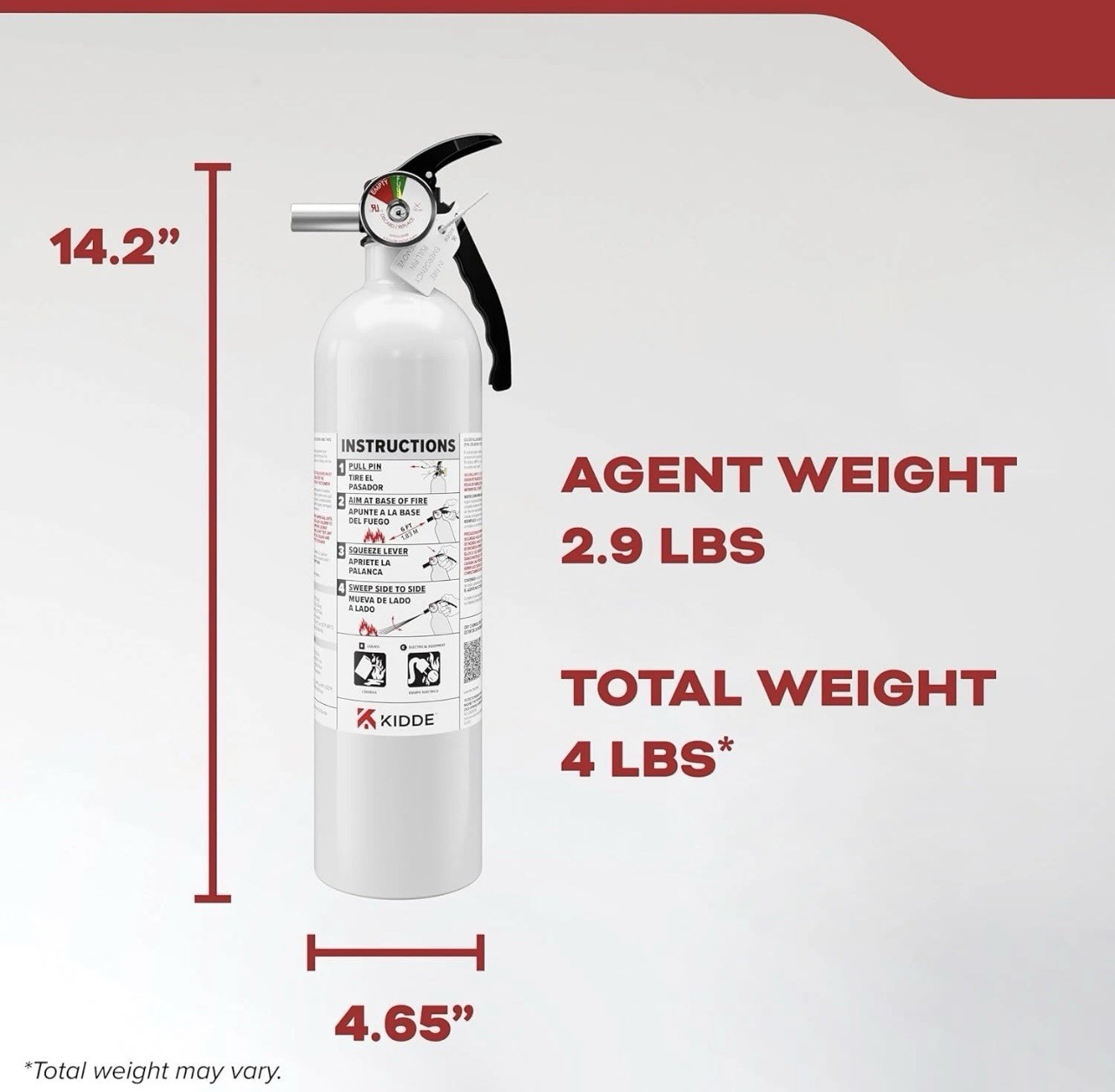 NEW SET Fire Extinguisher Auto Marine Boat Kidde 3.9Lb 10-B:C Dry chemical