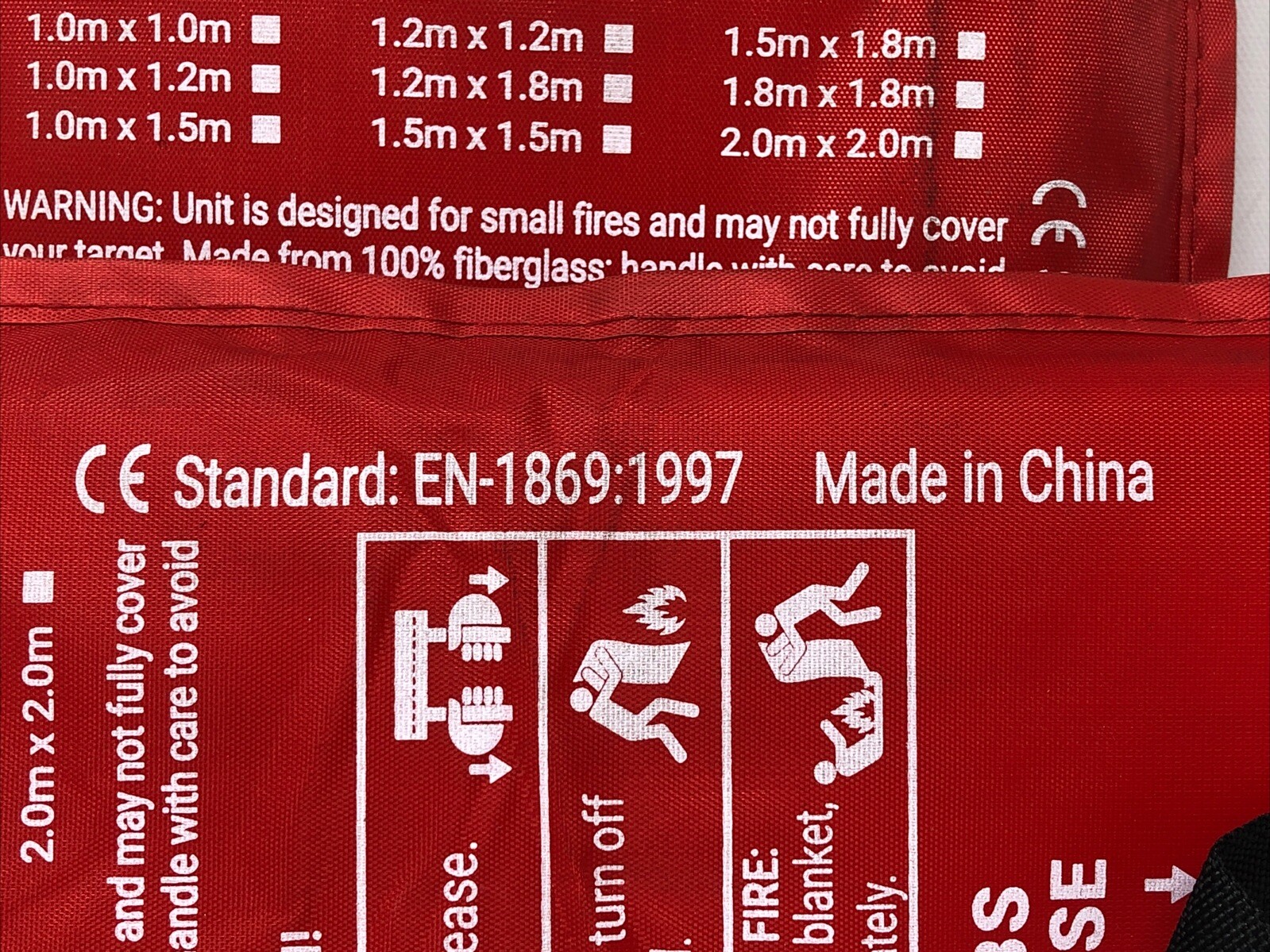 Fire Shield Blanket Emergency Saftey Retardent Lot of 4