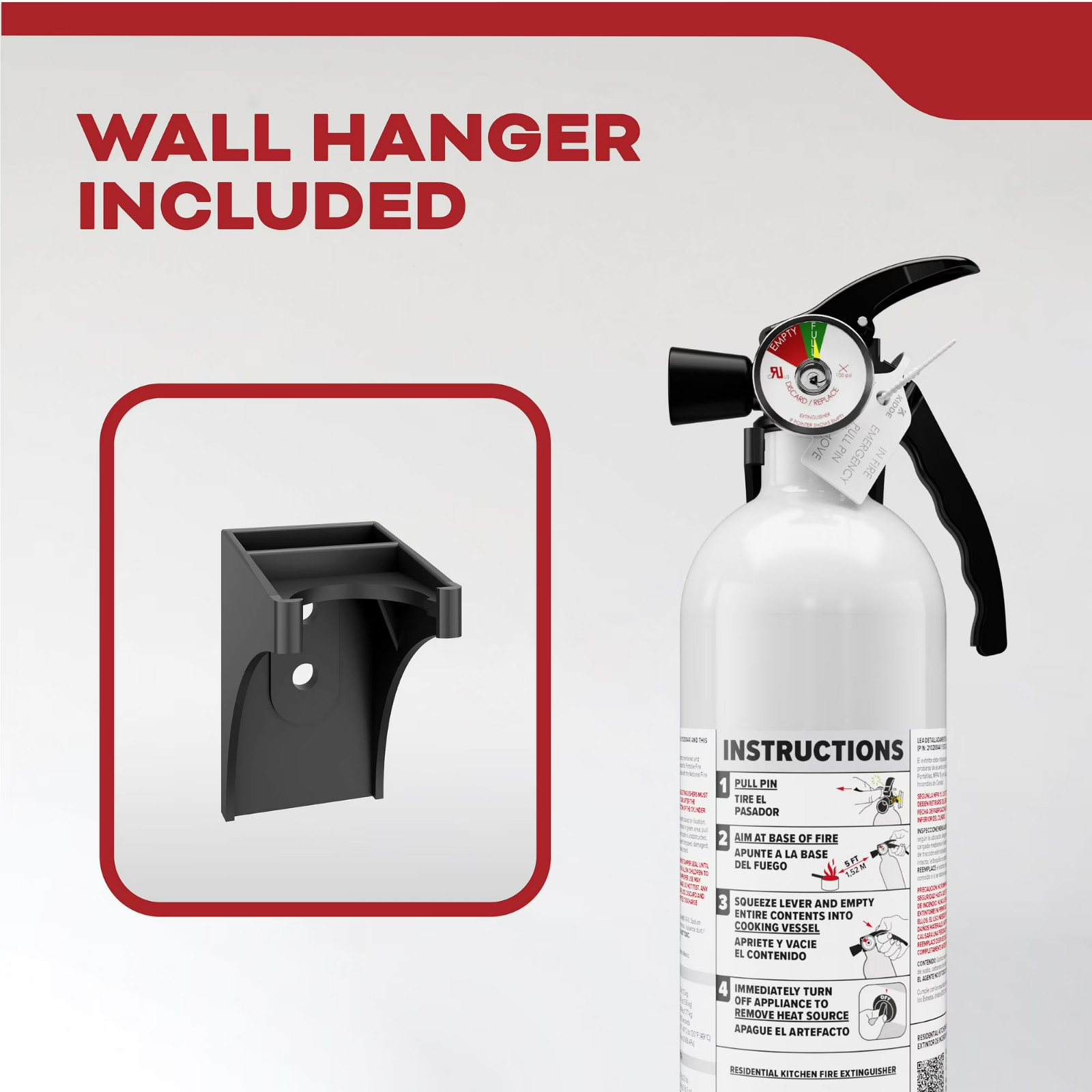 (2 pack) Kidde Fire Extinguisher for Kitchen, Residential, Single-Use, 711A