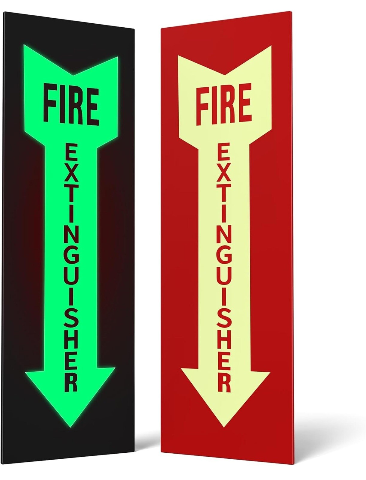 Glow-In-The-Dark Fire Extinguisher Sign – Adhesive