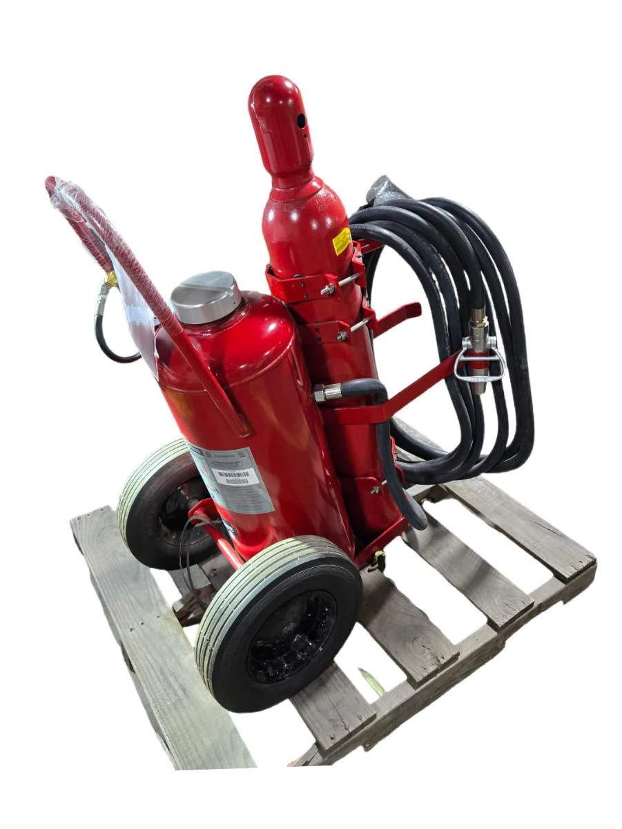 Buckeye K-150-RG 125 lb Purple K Dry Chemical Wheeled Fire Extinguisher