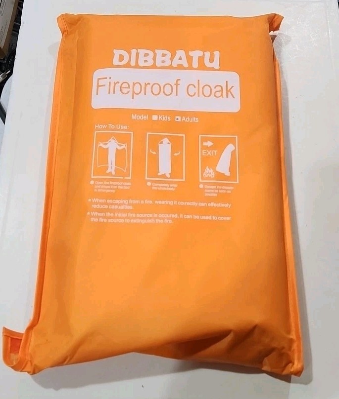Fireproof Blanket | Fire Cloak | Fireproof Cloak/Cape | Emergency Fire Cape